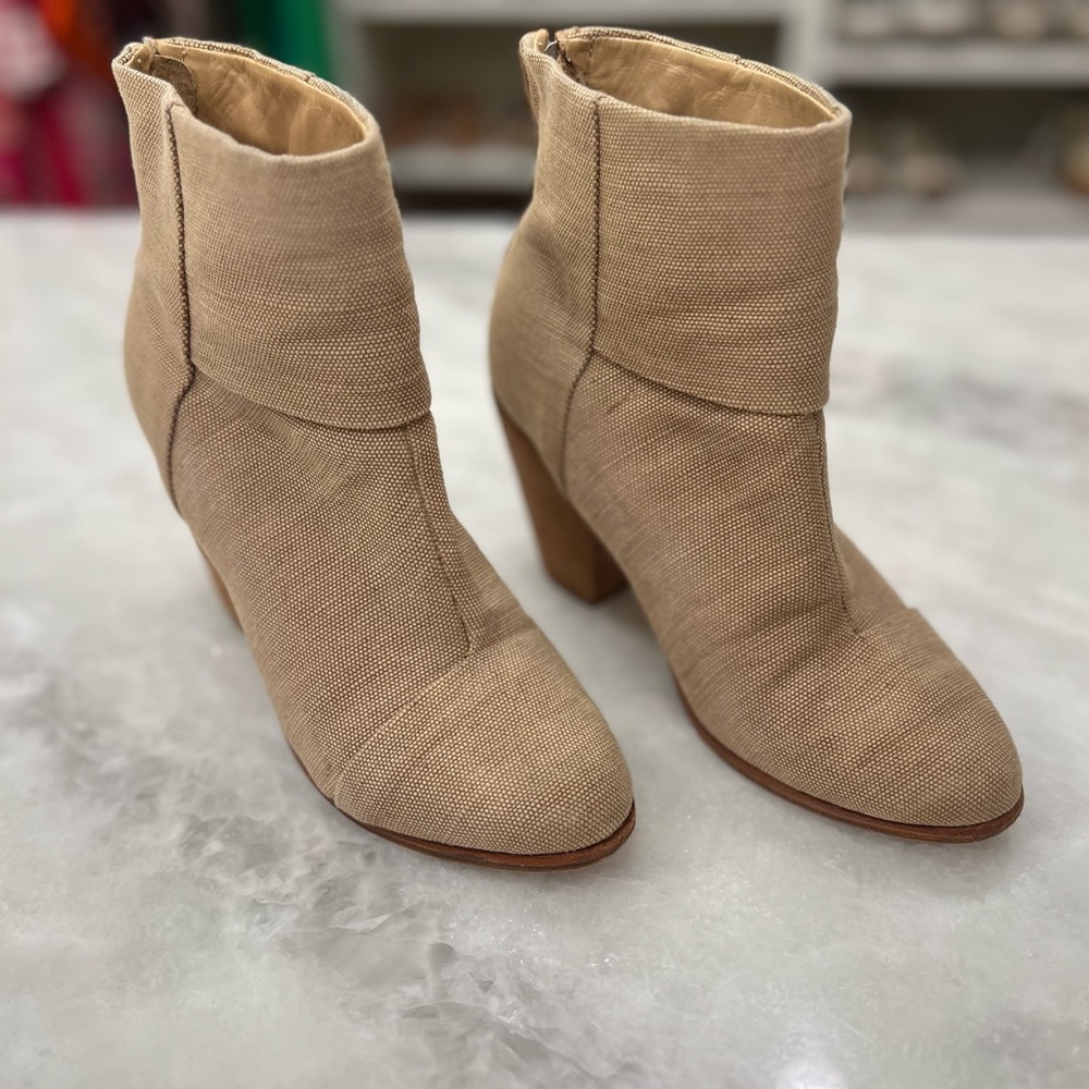 Rag & Bone Newbury Canvas Booties - image 1